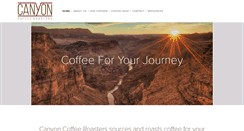 Desktop Screenshot of canyoncoffeeroasters.com